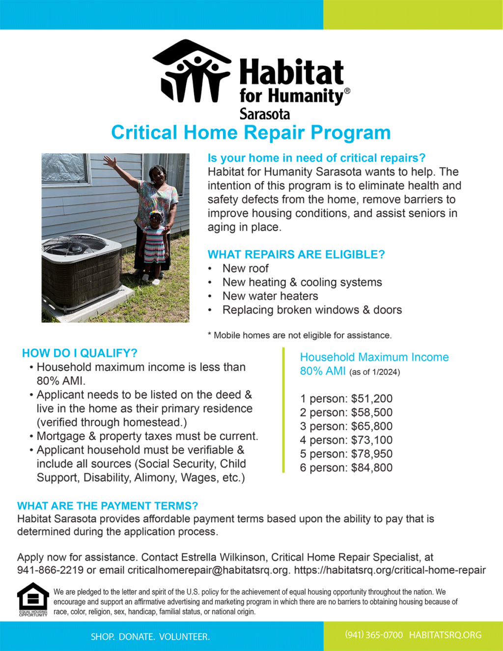 Critical Home Repair FAQs : Habitat for Humanity Sarasota